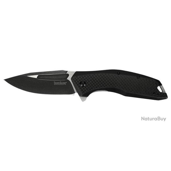 Couteau pliant Kershaw Flourish 3935 acier 8Cr13MoV lame 89 mm - Noir
