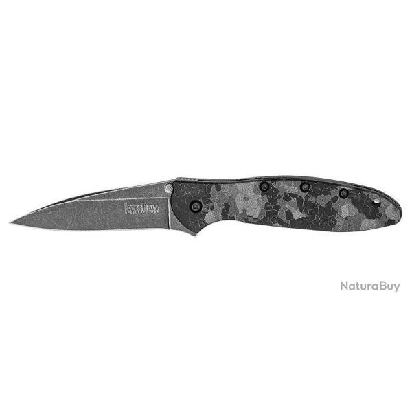 Couteau pliant Kershaw Leek sheep foot 1660 acier 14C28N - Camouflage