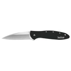 Couteau pliant Kershaw Leek Stonewashed 1660 acier 14C28N - Noir