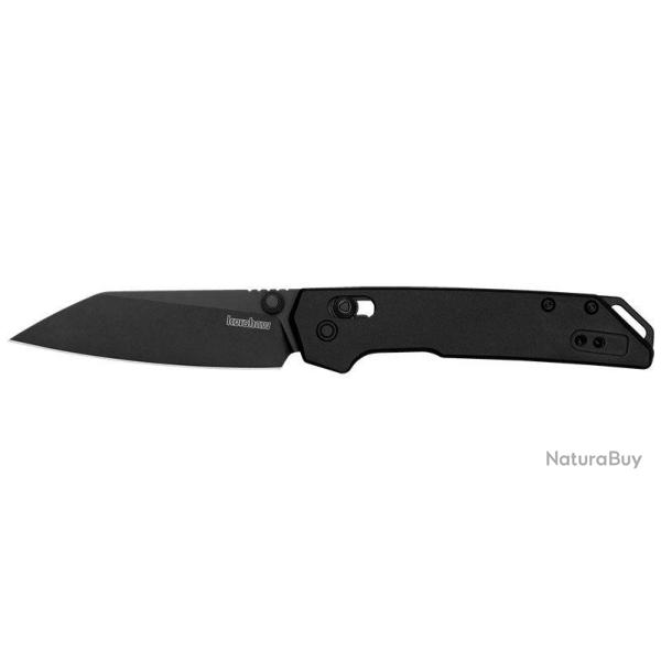Couteau pliant Kershaw Mini Iridium Reverse 2051 acier D2 - Noir