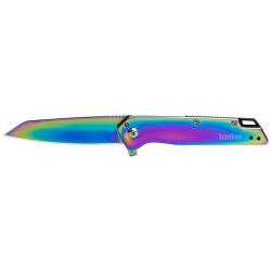 Couteau pliant Kershaw Misdirect Rainbow 1365 acier 4Cr14 - Multicolore