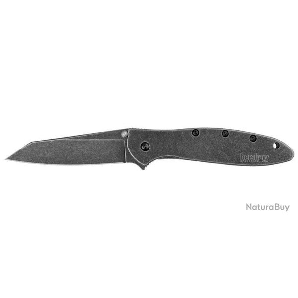 Couteau pliant Kershaw Random Leek Blackwash 1660 acier 14C28N - Autre