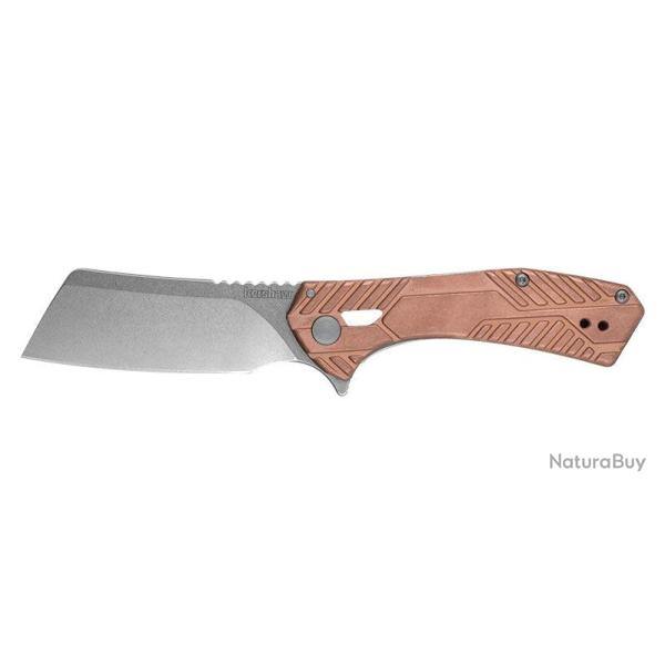 Couteau pliant Kershaw Static Copper 3445 acier D2 lame 71 mm - Cuivre