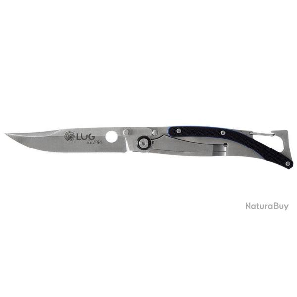 Couteau pliant Lug SP1S SP1SB acier 7Cr17MoV lame 80 mm - Noir et bleu