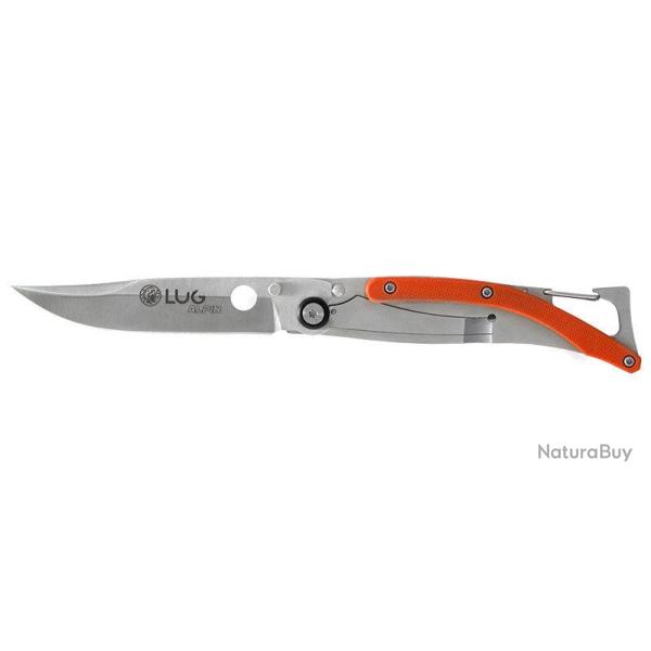Couteau pliant Lug SP1S SP1SB acier 7Cr17MoV lame 80 mm - Orange