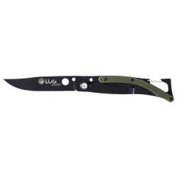 Couteau pliant Lug SP1T SP1TB acier 7Cr17MoV lame 80 mm - Kaki