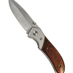 Couteau pliant Mil-Tec manche en bois Pakka - Autre
