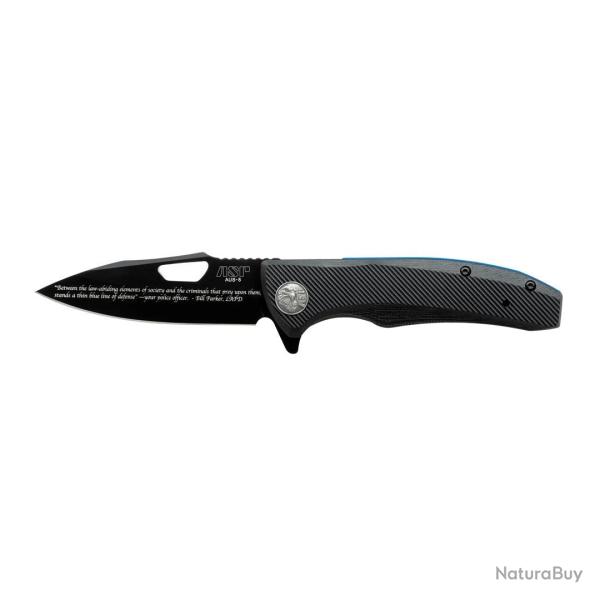Couteau pliant PDK Engraver's Edition No Evil ASP lame grav�e - Autre