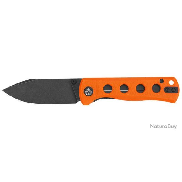 Couteau pliant QSP Canary 150A2 acier 14C28N lame 72 mm - Orange