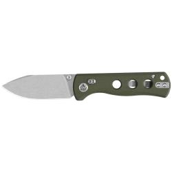 Couteau pliant QSP Canary Glyde acier 14C28N lame 72 mm - Vert