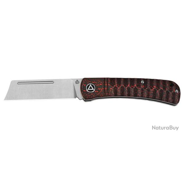 Couteau pliant QSP Hedgehog 142D acier 14C28N lame 73 mm - Rouge