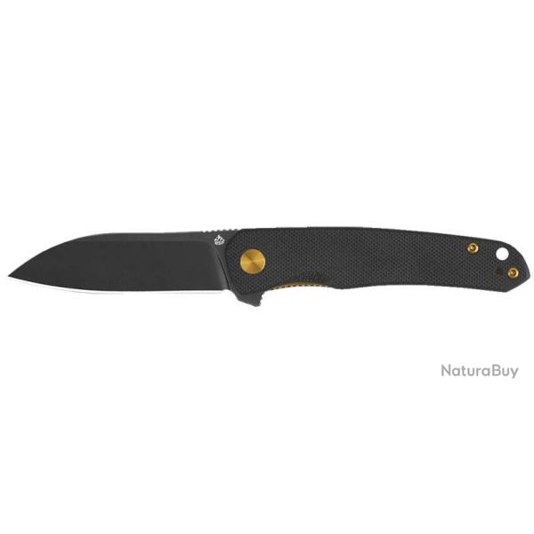Couteau pliant QSP Otter sheep foot acier 14C28N lame 69 mm - Noir