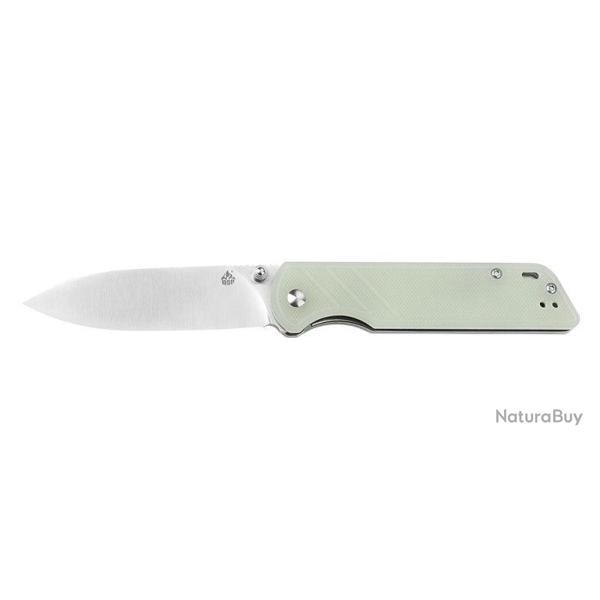 Couteau pliant QSP Parrot - Jade acier D2 lame 82 mm lame drop - Autre