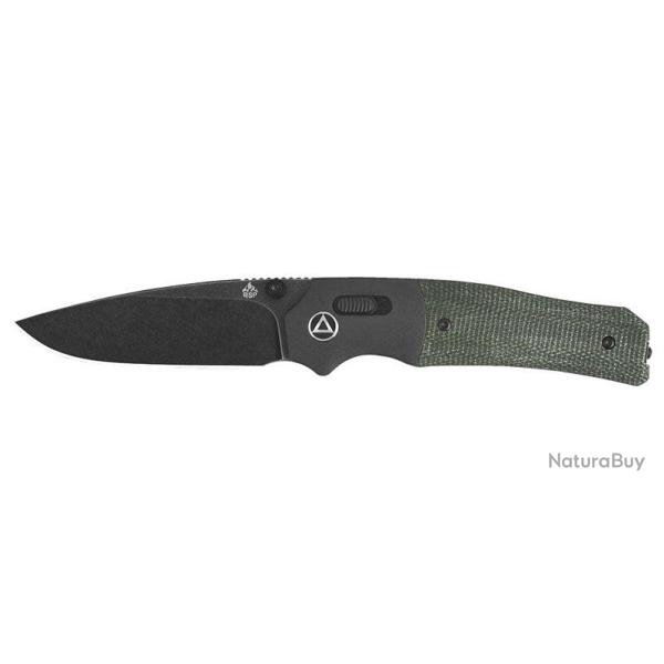 Couteau pliant QSP Vault acier 14C28N lame 83 mm lame drop - Vert