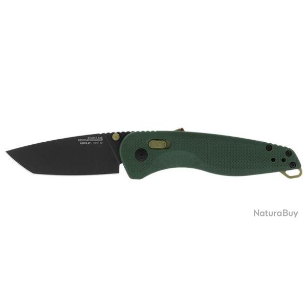 Couteau pliant SOG Aegis AT - Forest & Moss acier CRYO D2 - Vert