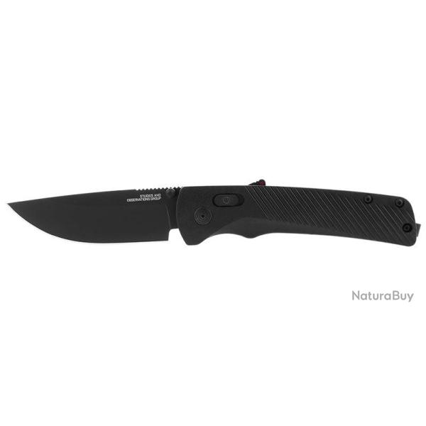 Couteau pliant SOG Flash AT - Blackout acier CRYO D2 - Noir