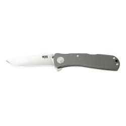 Couteau pliant SOG Twitch II drop point TWI8 acier AUS8 - Gris