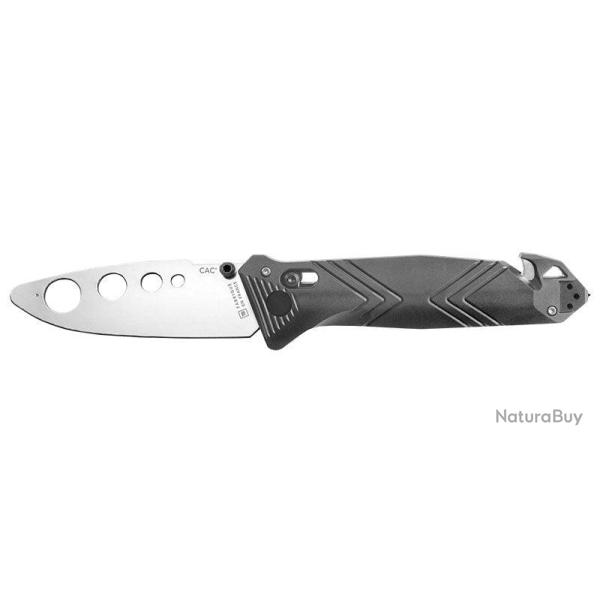 Couteau pliant TB Outdoor CAC Entra nement acier X20Cr13 - Noir