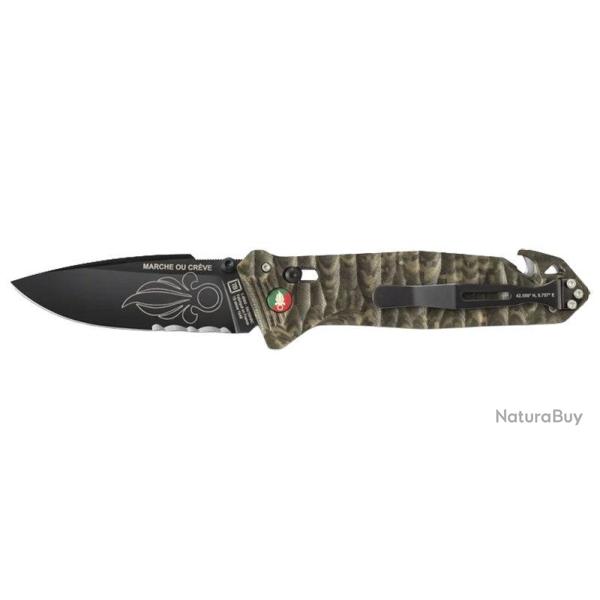 Couteau pliant TB Outdoor CAC Mixte L�gion �trang�re Engagement - Camouflage