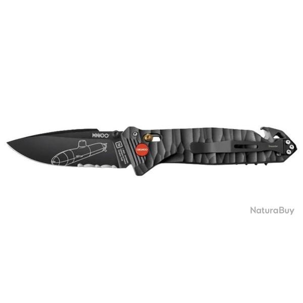 Couteau pliant TB Outdoor CAC Mixte Marine Nationale 400ans Fost - Noir