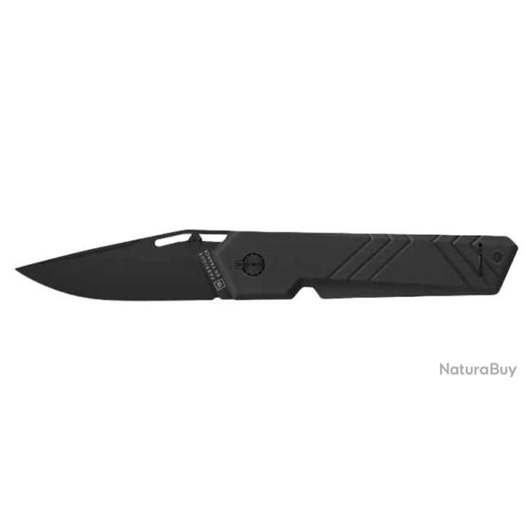 Couteau pliant TB Outdoor Unboxer acier Nitrox lame 72 mm - Noir