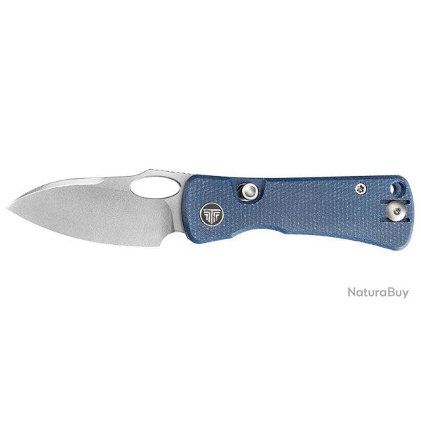 Couteau pliant Trivisa Andromeda-LM acier 14C28N lame 59 mm - Bleu
