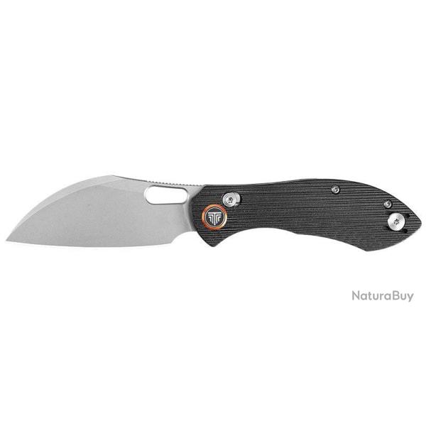 Couteau pliant Trivisa Batwing-BG acier 14C28N lame 76 mm - Noir