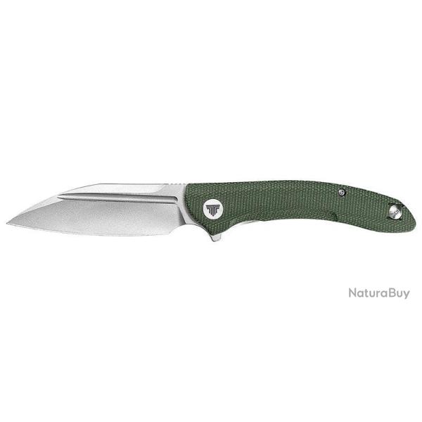 Couteau pliant Trivisa Cuckoo-GM acier 14C28N lame 85 mm - Vert