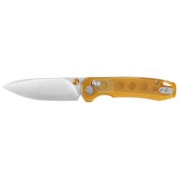 Couteau pliant Trivisa Dragonfly-B acier 14C28N lame 76 mm - Jaune