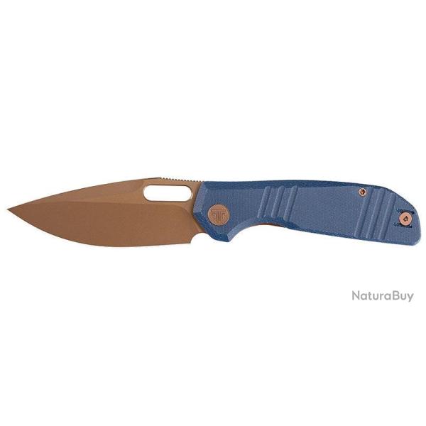 Couteau pliant Trivisa Gecko-LM acier 14C28N lame 86 mm - Bleu