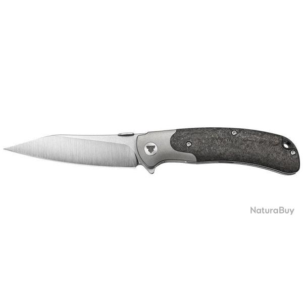 Couteau pliant Trivisa UMa-05 acier S35VN lame 92 mm fil lisse - Carbone