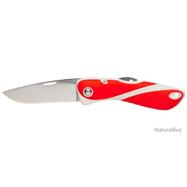 Couteau pliant Wichard Aquaterra Lame simple 10134 acier 420 HC - Rouge