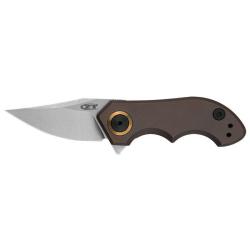 Couteau pliant Zero Tolerance Mod&egrave;le 0022TIBRZ acier CPM 20CV - Bronze