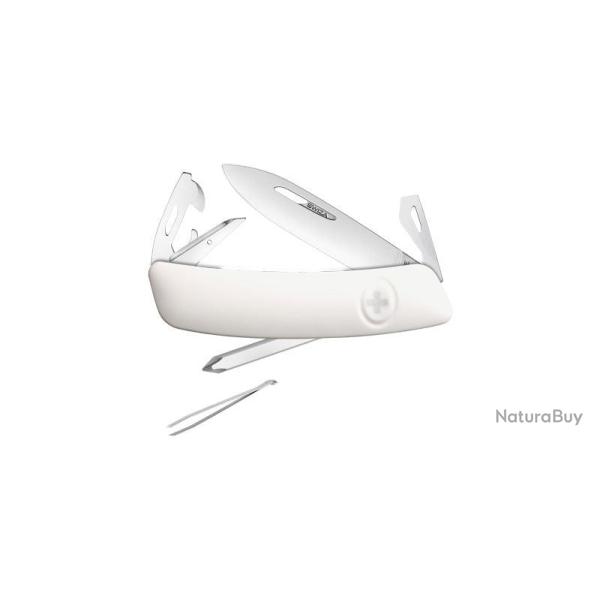 Couteau suisse Swiza D04 6 outils tournevis cruciforme n�1-3 - Blanc
