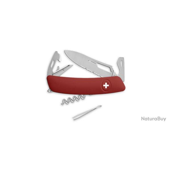 Couteau suisse Swiza SH03 Allmatt synth�tique ouverture - Rouge