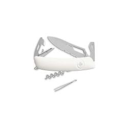 Couteau suisse Swiza SH03 Allmatt synth&eacute;tique ouverture - Blanc