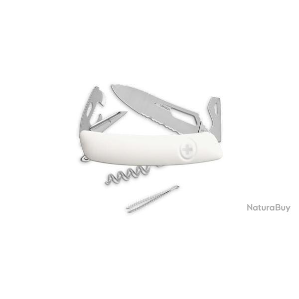 Couteau suisse Swiza SH03 Allmatt synth�tique ouverture - Blanc