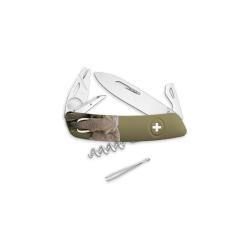Couteau suisse Swiza TT03 Tick Tool Elephant tire-tique - Vert olive