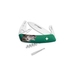 Couteau suisse Swiza TT03 Tick Tool Rhinoceros tire-tique - Vert