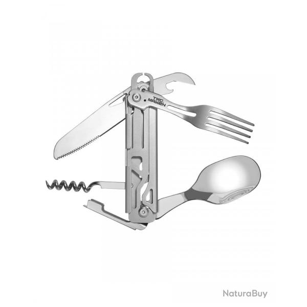 Couvert de campement multifonctions Pentagon Thor - Argent
