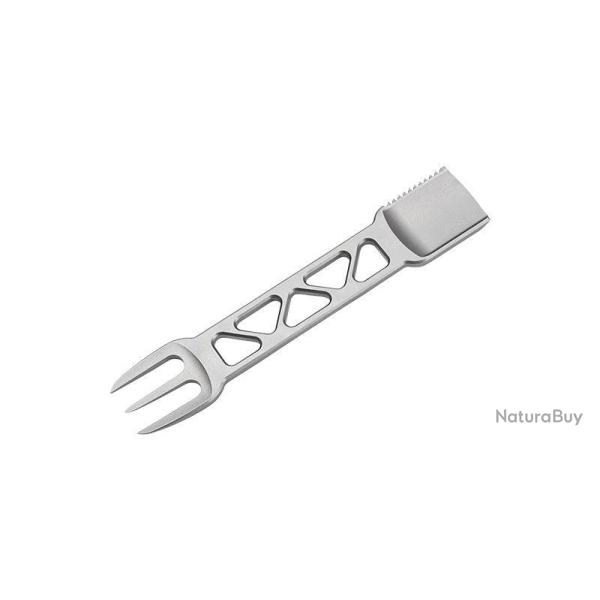 Couvert outdoor Boker Plus Metalbite en acier 420J2 de 9,3 cm - Gris