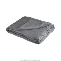 Couverture de protection civile en laine et polyester - Gris