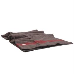 Couverture en laine de l'arm&eacute;e suisse 200 x 140 cm - Marron
