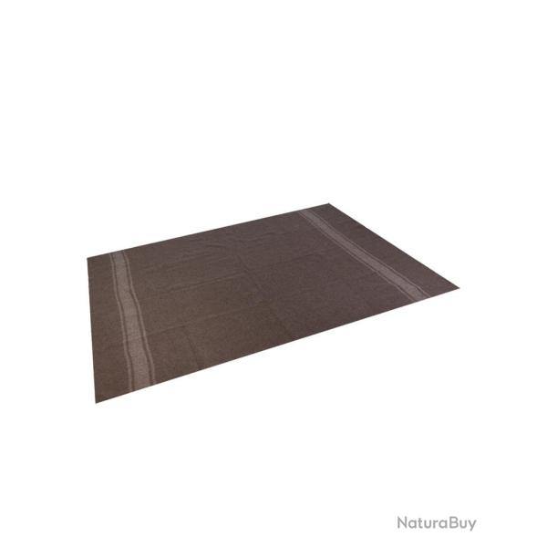 Couverture type italien Mil-Tec 200 x 155 cm en laine 90 % - Marron