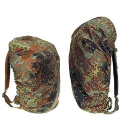 Couvre-sac de pluie Mil-Tec 130 litres en polyester enduit - Flecktarn / Max 130 L