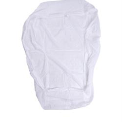 Couvre-sac Mil-Tec 35 litres en polyamide 65 x 100 cm &agrave; cordon - Blanc