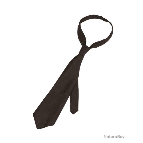 Cravate de service Mil-Tec SEC en laine et viscose pour tenue - Noir