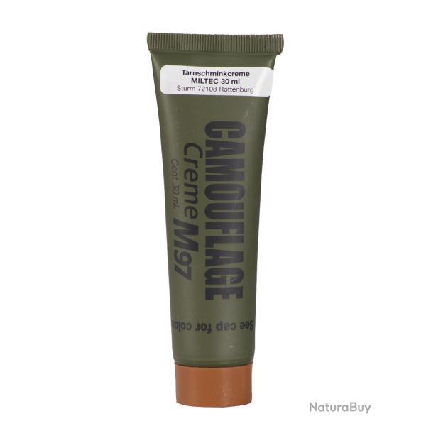 Cr�me de camouflage Mil-Tec NATO en tube de 30 g - Marron