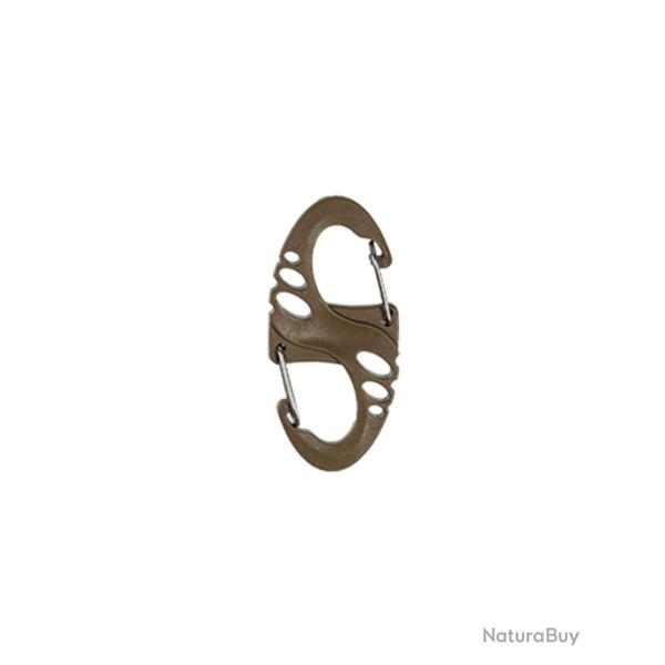 Crochets en S tactiques Mil-Tec en polyoxym�thyl�ne 4,9 cm - Coyote
