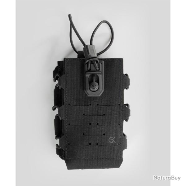 Double porte-chargeur 5.56 superpos� GK Dutycall polyamide - Noir